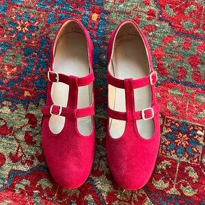 Caron Callahan Alfie flat Cherry 39